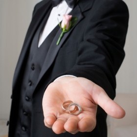 ring exchange bridesmaid maid of honor groomsman
