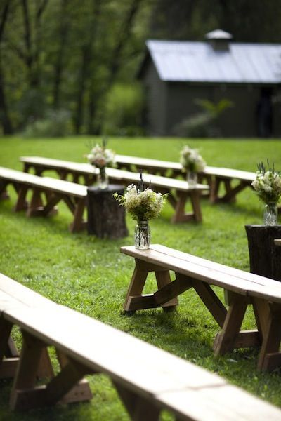 original seats bench secular ceremony