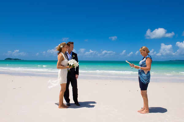 eloping beach secular ceremony