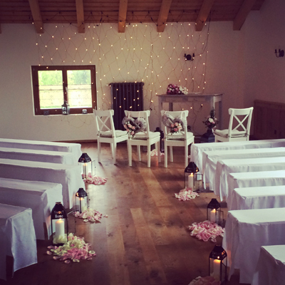indoor wedding ceremony inspo