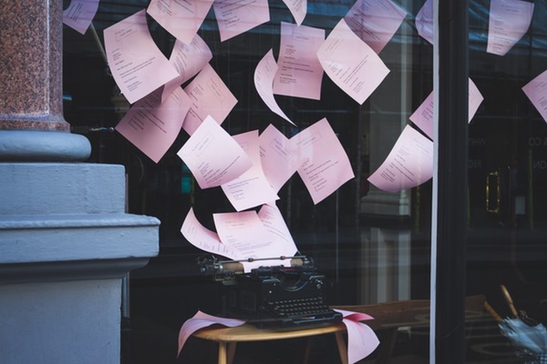 memorable-speech-wedding-ceremony-paper-typewriter