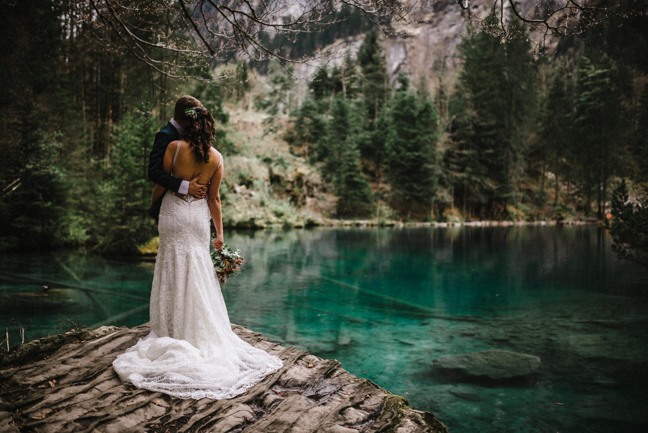 un mariage intime à blausee