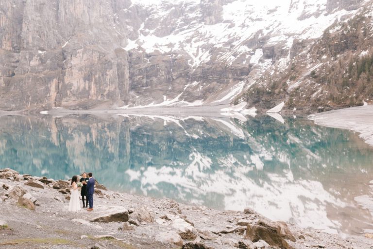 swiss elopement oeschinensee