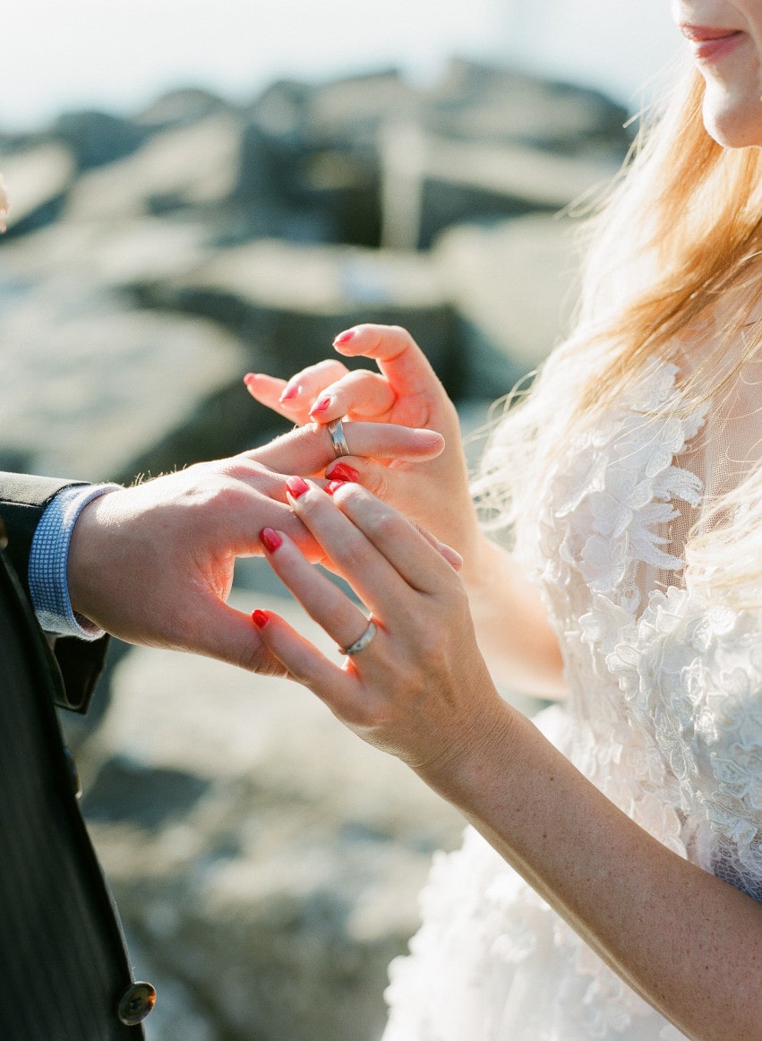 Cérémonie de mariage en toute intimité