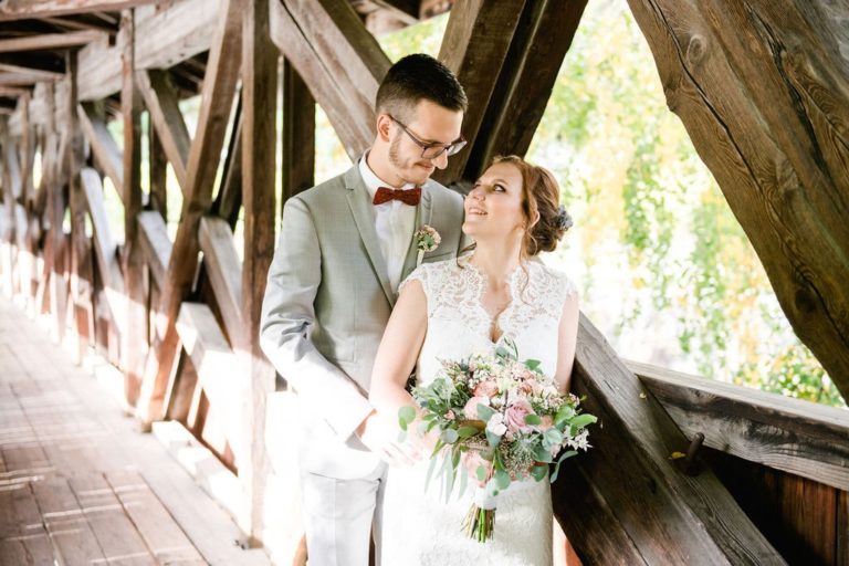 mariage en valais de Marion et Marc