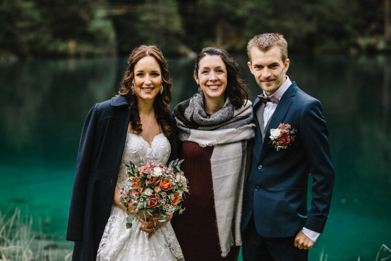 Wedding in Blausee Switzerland