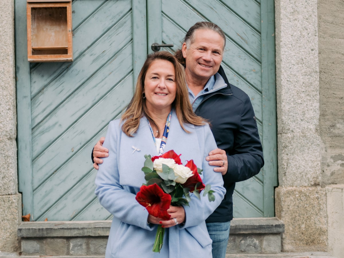 Symbolic Wedding in Lavaux Switzerland