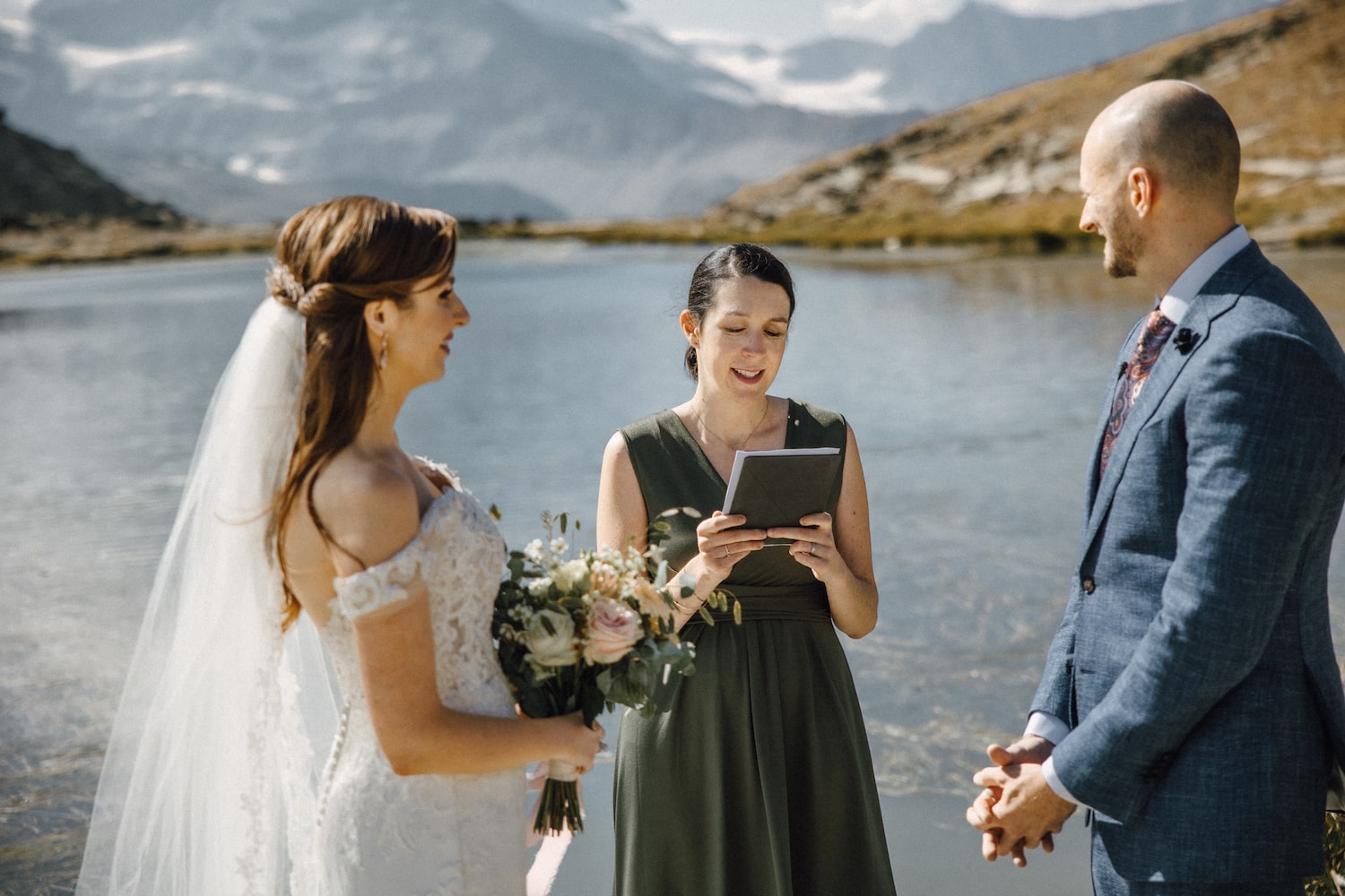 secular wedding ceremony in Zermatt