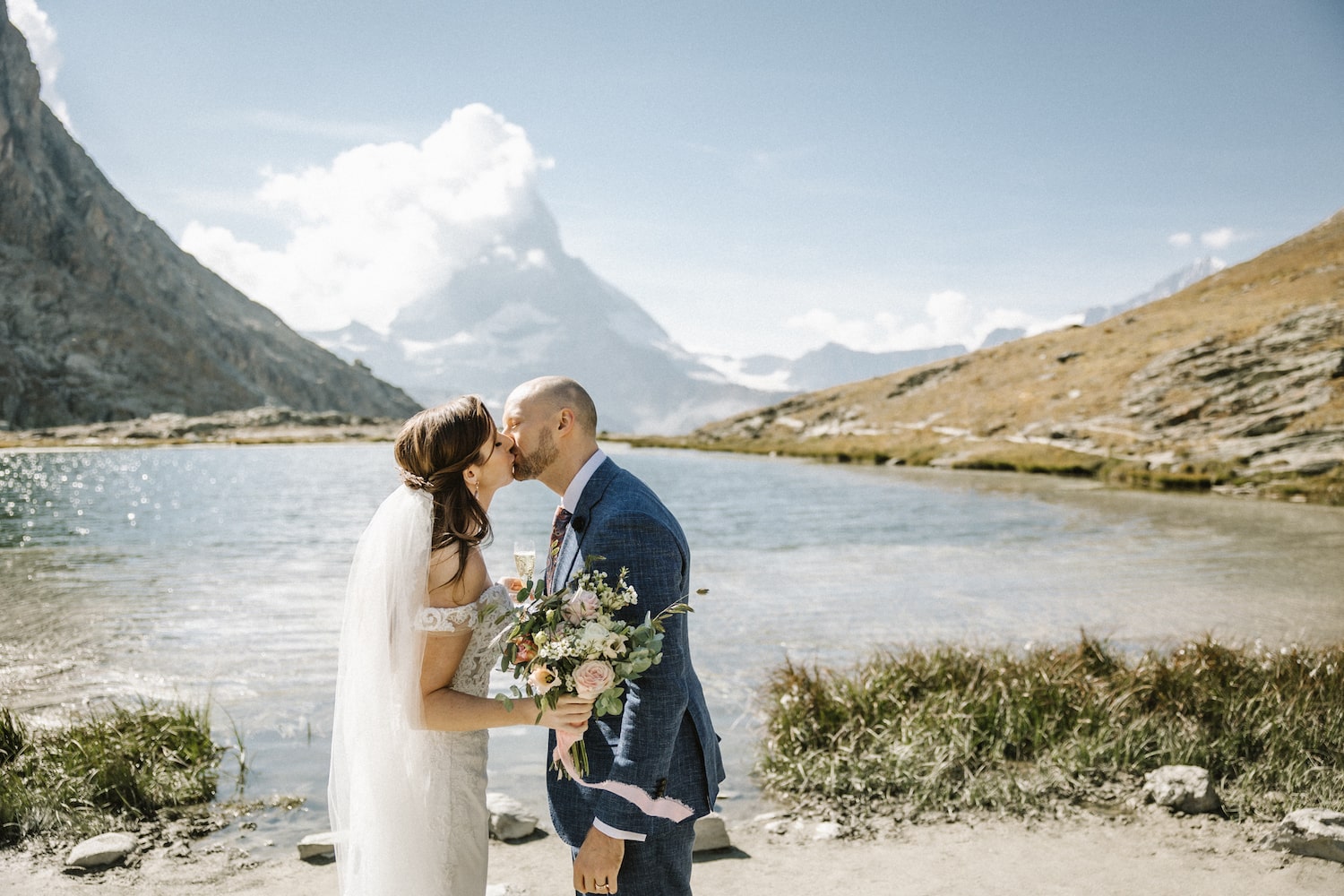 Intimate elopement in Zermatt