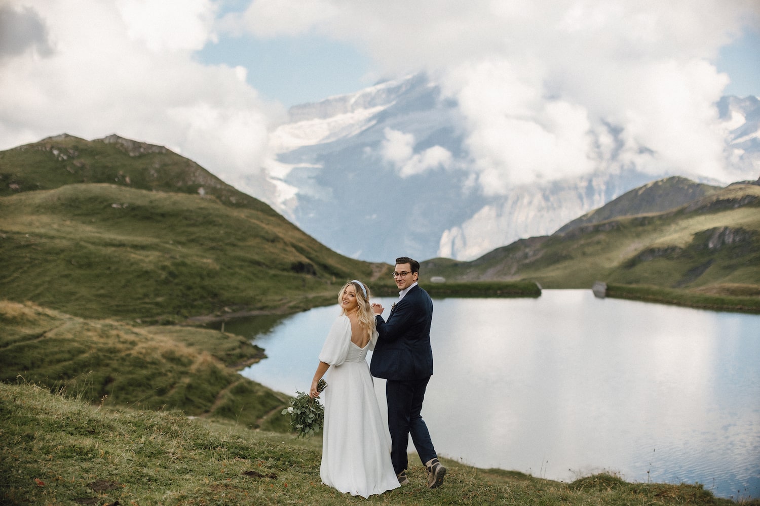 mountain wedding in Switzerland