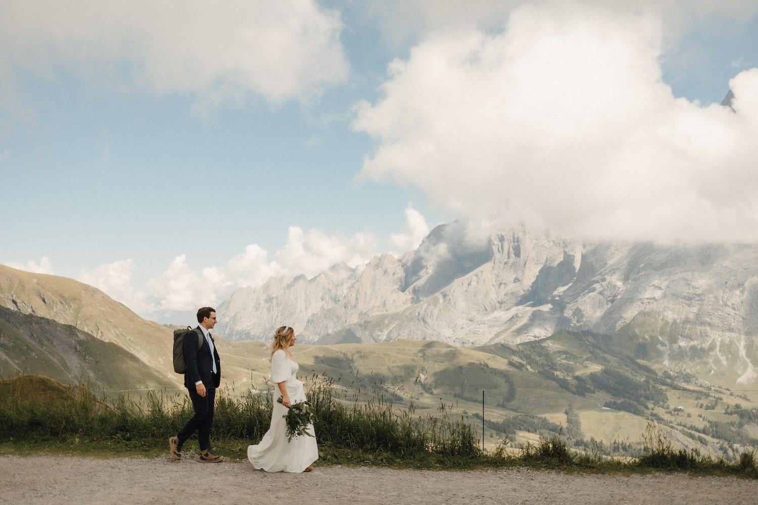 Mountain elopement in Grindelwald