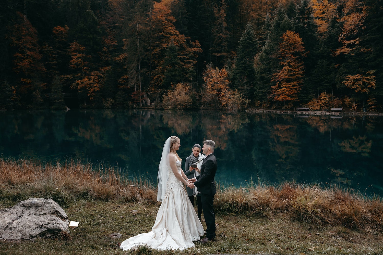 Fall Elopement in Blausee
