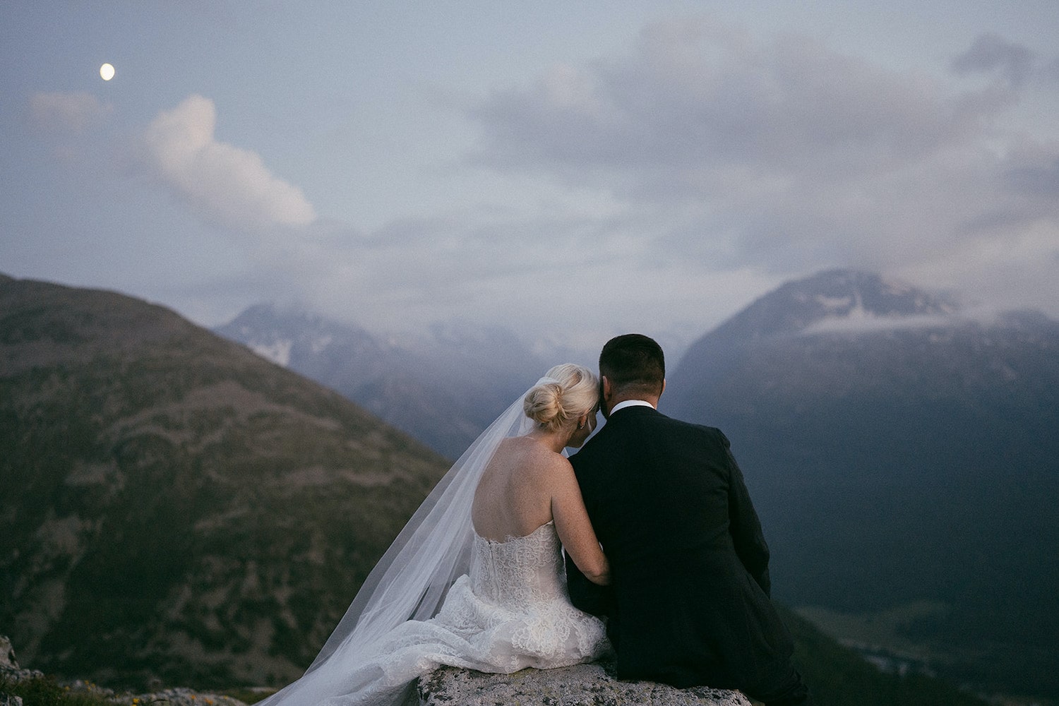 sunset mountain ceremony