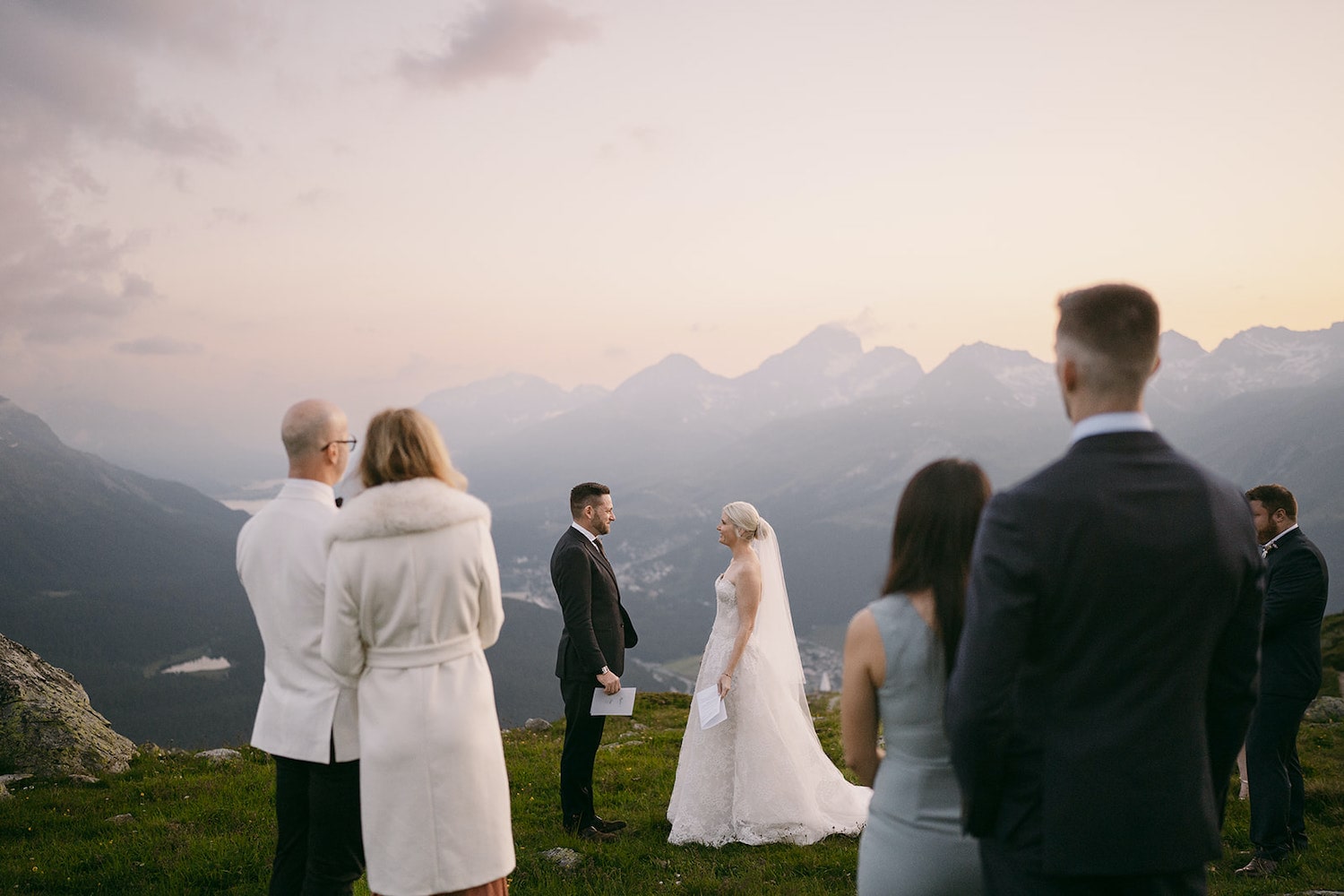 sunset symbolic ceremony engadine