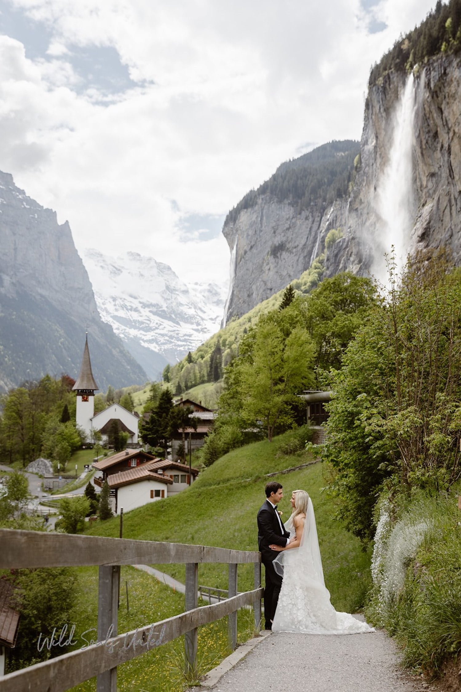 waterfall wedding switzerland