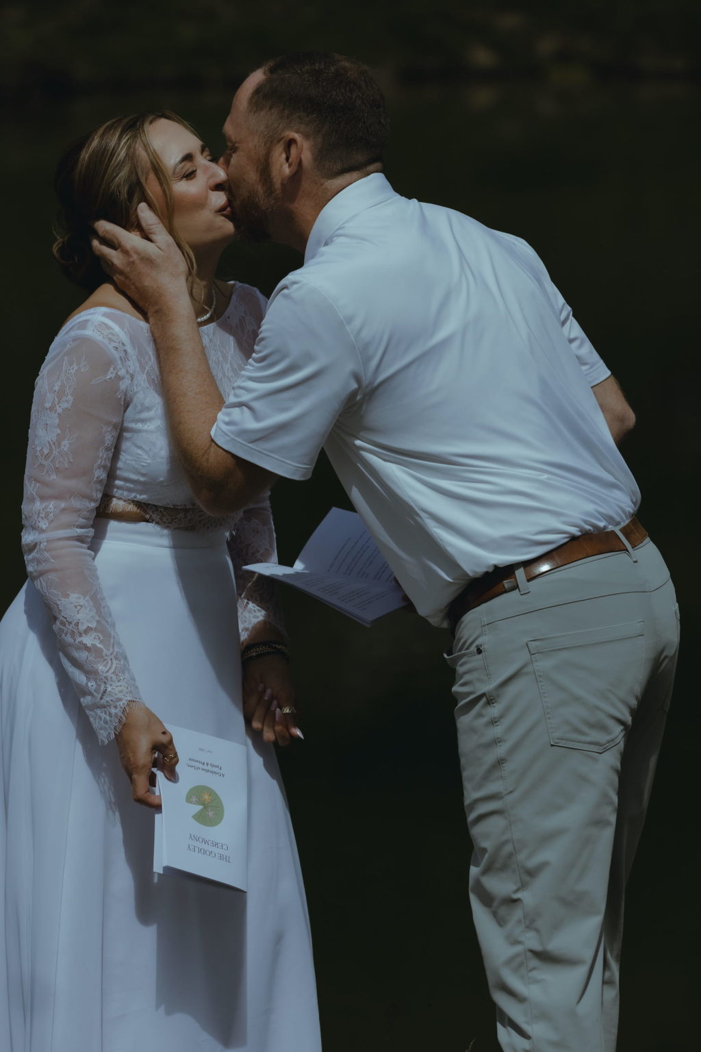 The envelope ceremon of Jessica & Richard in the Swiss Alps