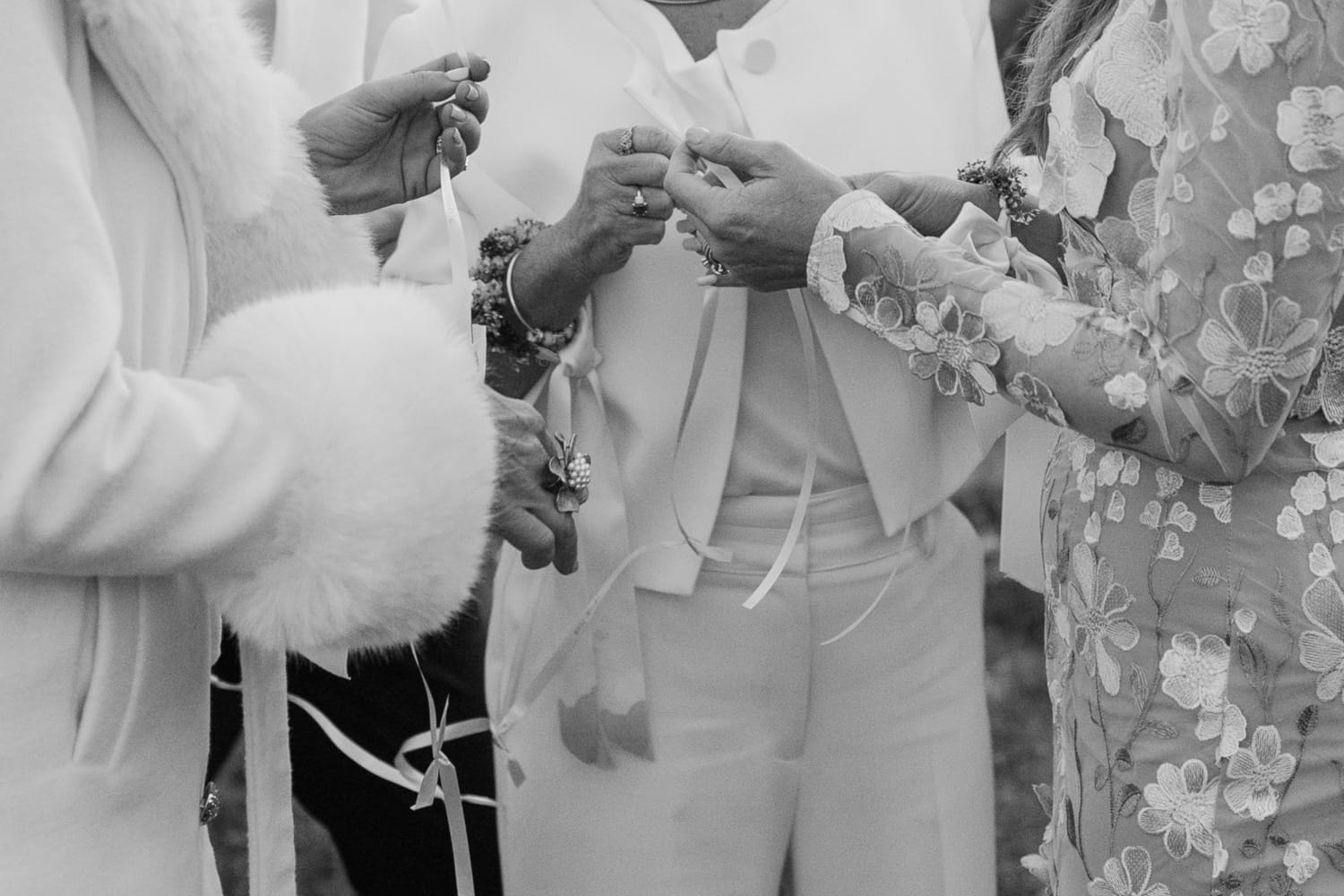 symbolic ritual during a ceremony